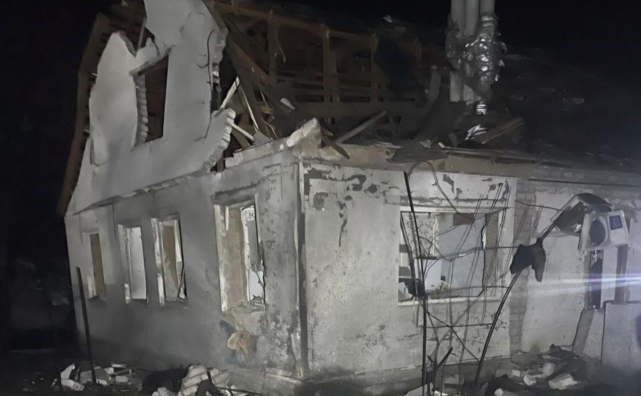 Зруйнований будинок у Тернівці. Фото: Дніпропетровська ОВА