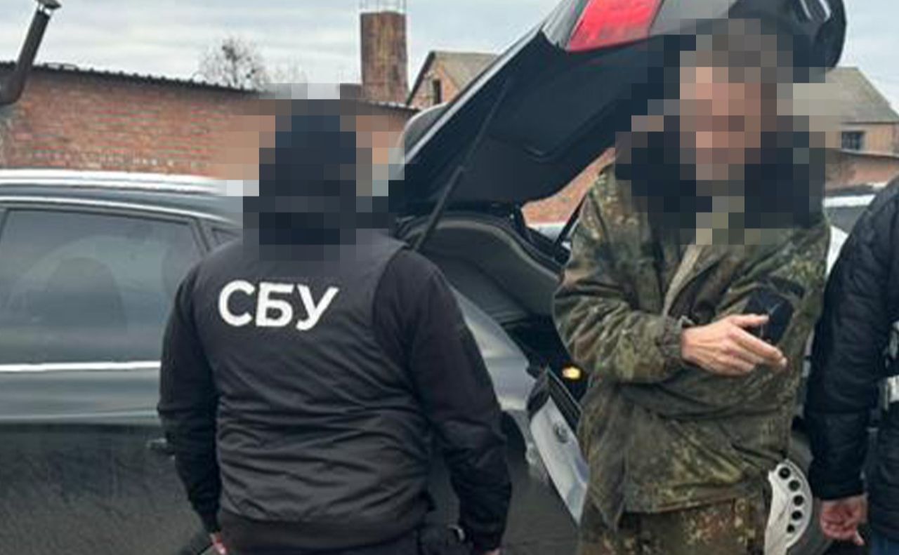 Під час затримання одного з фігурантів. Фото: СБУ