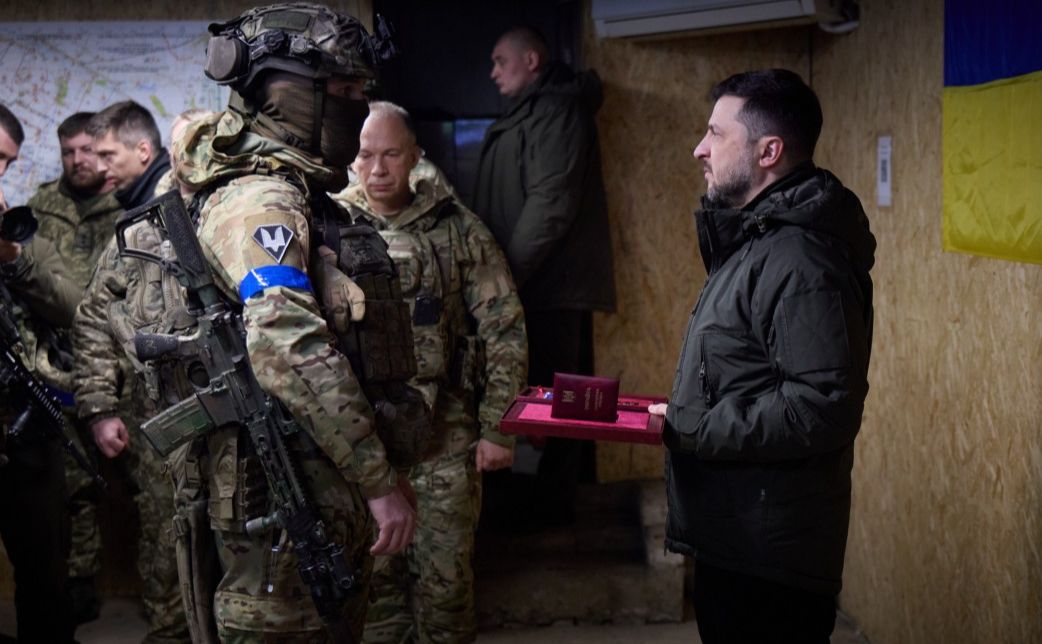 Зеленський у Куп’янську. Фото: Офіс Президента