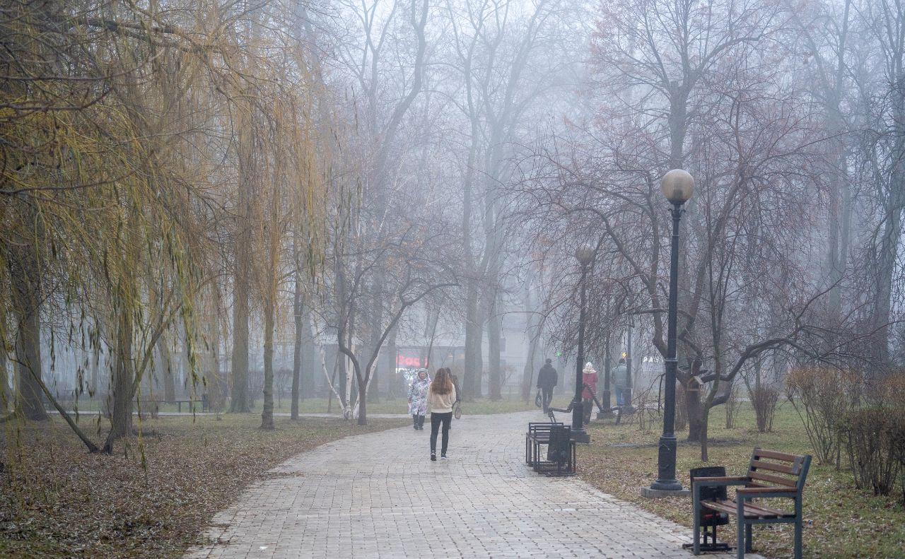 Туман у Києві. Фото Олексія Самсонова