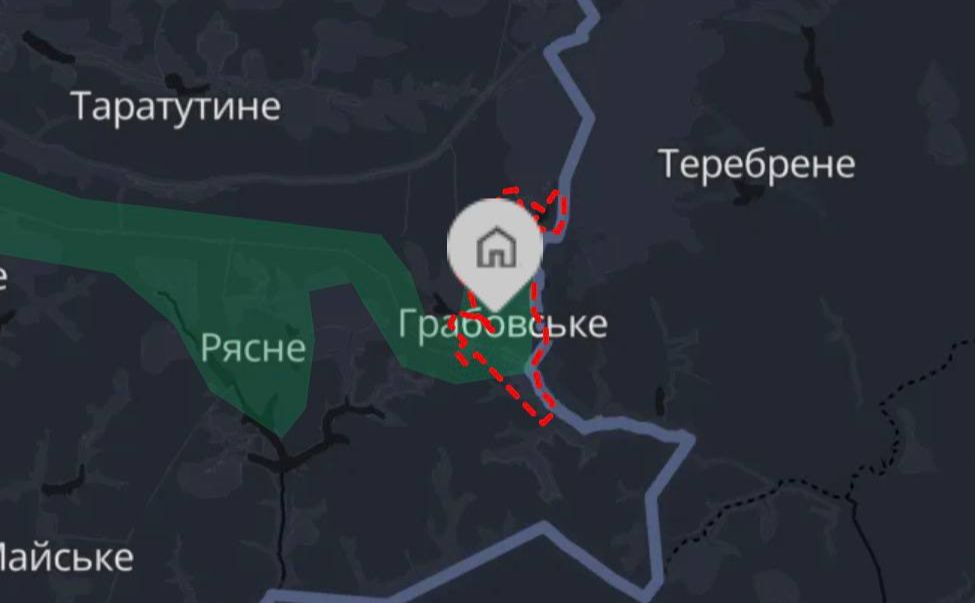 Війська рф перетнули український держкордон поблизу села Грабовське. Графіка: УП