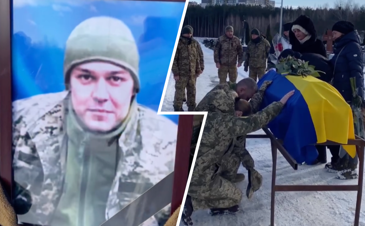 Марка Куценка, захисника України, який понад рік вважався зниклим безвісти, повернули додому. Колаж: Даша Гришина