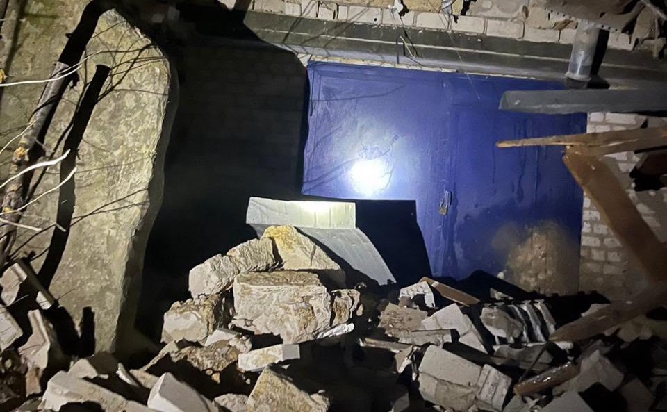 Наслідки вибуху. Фото: поліція