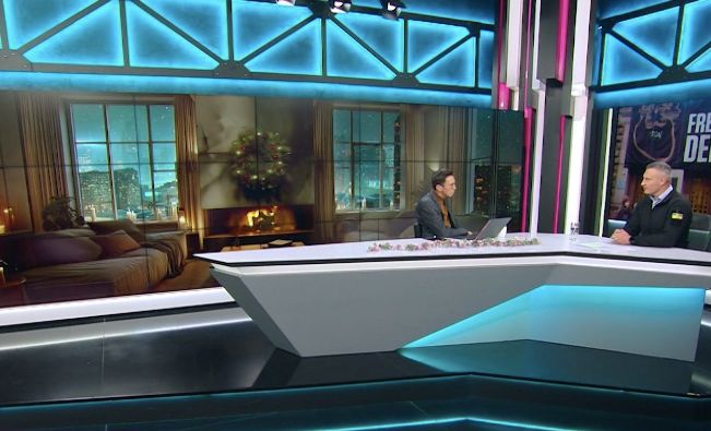 Віталій Кличко в ефірі телеканалу «Київ» з підсумками 2025-го року. Скрин відео: сайт КМДА