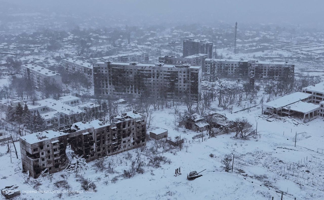 Так нині виглядає Куп’янськ. Фото: 116 ОМБр