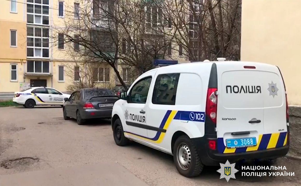 На місці злочину. Фото: поліція Києва