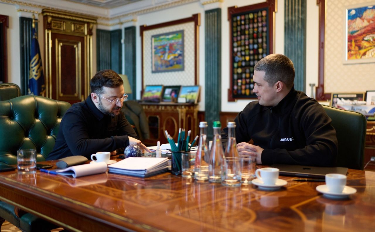 Зеленський зустрівся з міністром оборони Михайлом Федоровим. Фото: Офіс Президента
