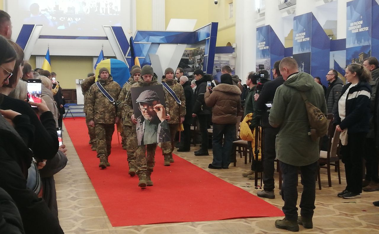 З Владиславом Кириченком попрощалися з військовими почестями. Фото: Наталка Марків