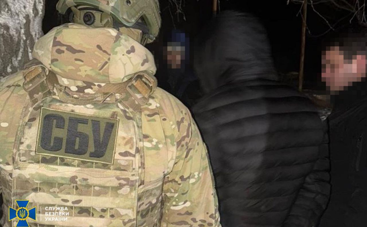 Момент затримання «ухилянта» СБУ. Фото: СБУ