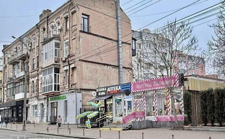 Приміщення на захопленій ділянці. Фото: прокуратура Києва