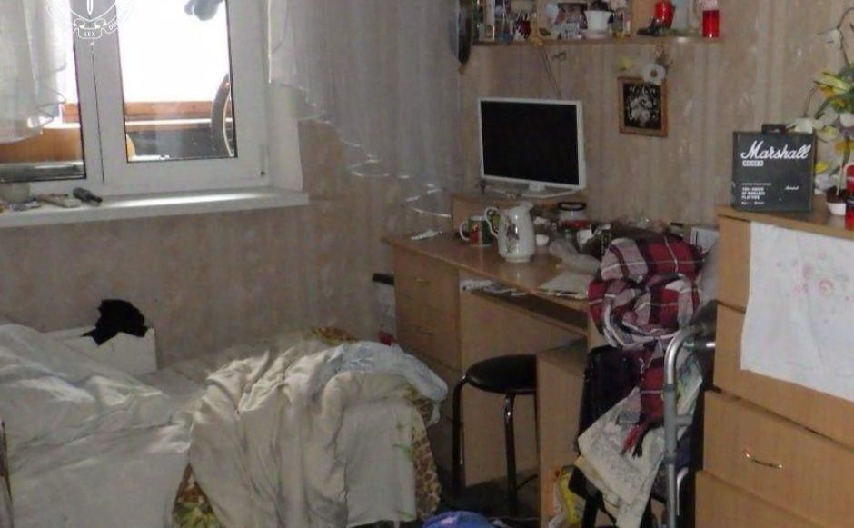 Кімната, де сталось вбивство. Фото: Київська міська прокуратура