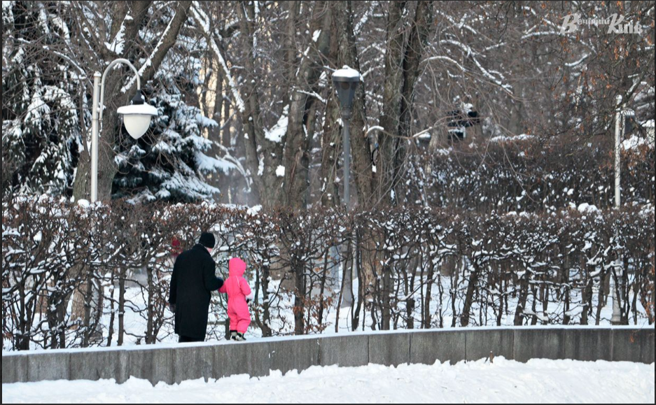 Засніжений Київ. Фото: Борис Корпусенко