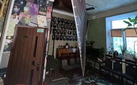 Приміщення декілька годин заливало окропом. Фото: Театр на Михайлівській
