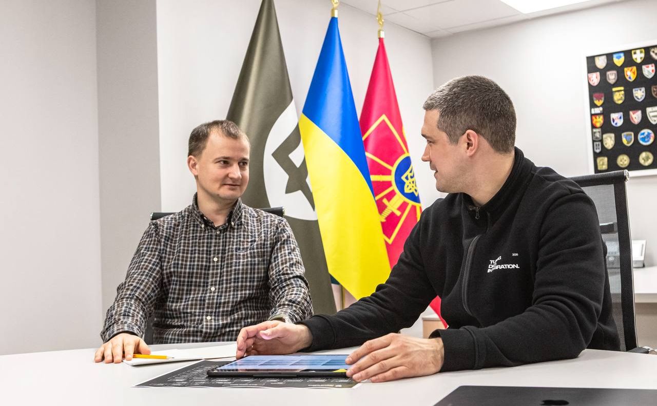 Тарас Чмут та Михайло Федоров. Фото з Телеграм-каналу Міністра