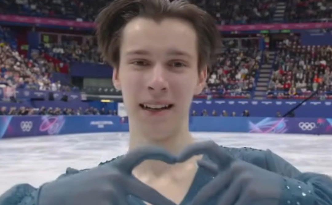 Кирило Марсак. Скрін із трансляції Олімпіади-2026
