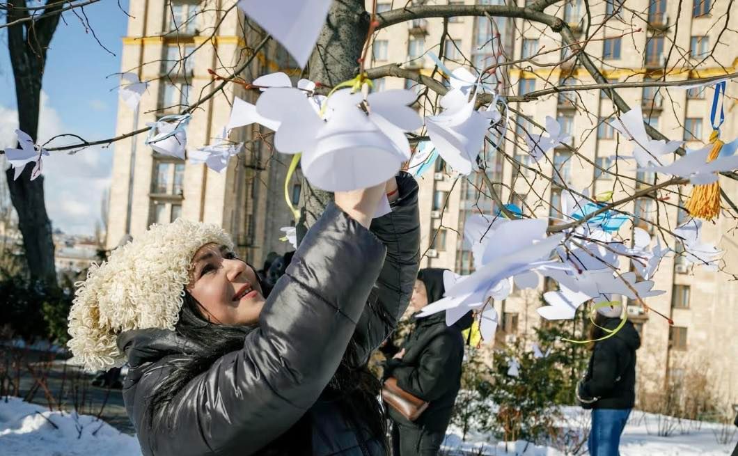 Ініціаторка акції «Ангели пам’яті» Анжеліка Рудницька. Фото: фб-сторінка Анжеліки Рудницької