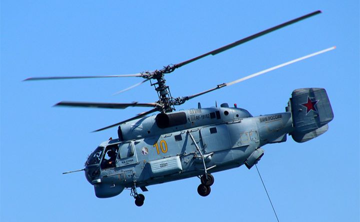 На один вертоліт Ка-27 в окупантів стало менше. Фото з відкритих джерел