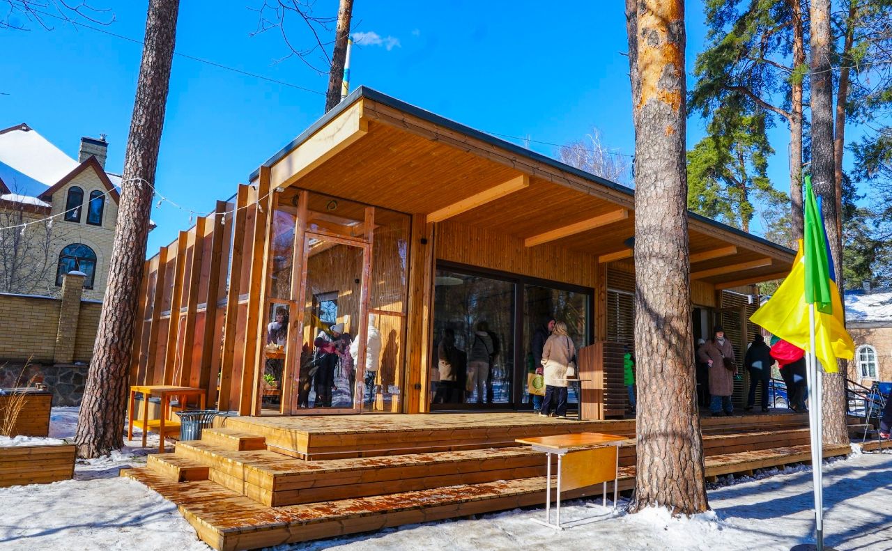 Bucha Forest Classroom запрацював у парку «Диво». Фото: Бучанська міськрада