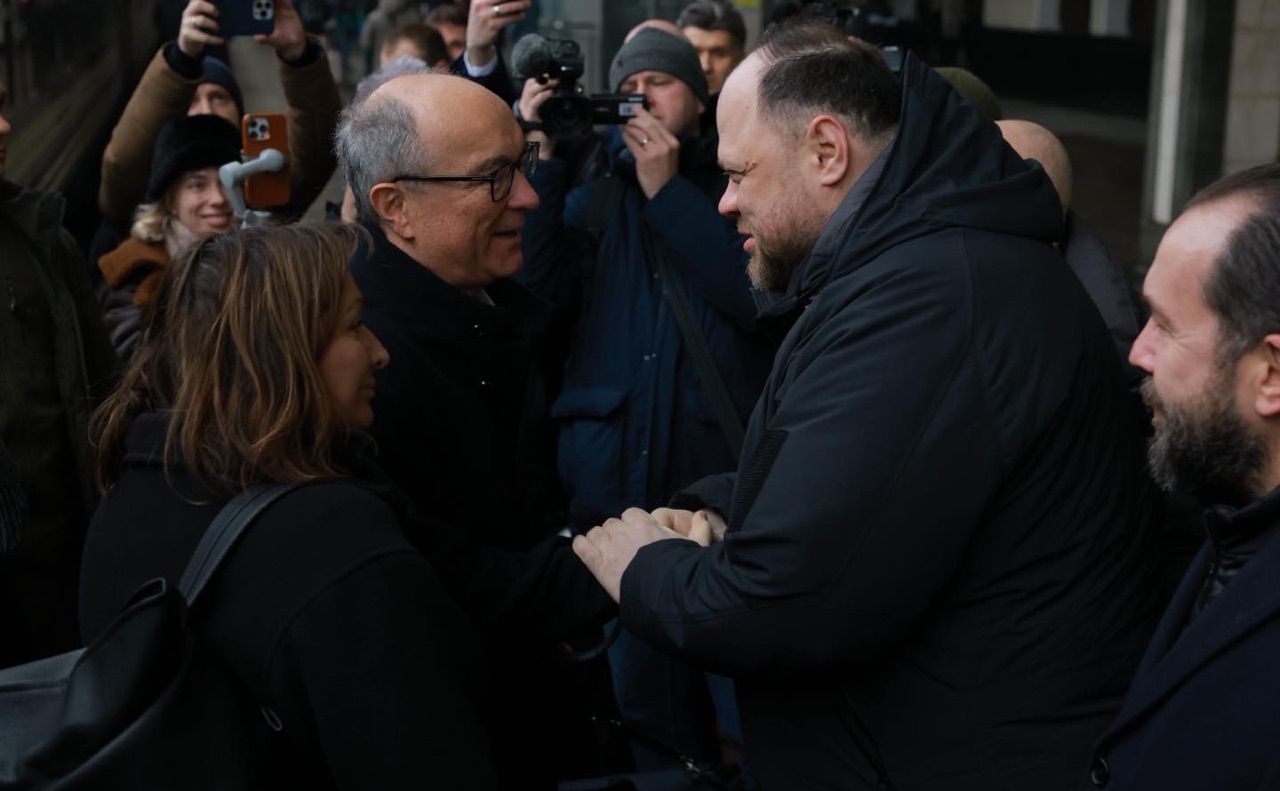 Маршалок Сейму Республіки Польща Влодзімєж Чажастий. та Голова Верховна Рада України Руслан Стефанчук. Фото: ФБ Стефанчука