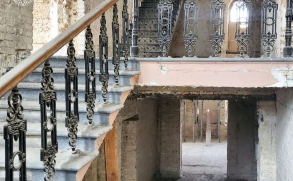 Франмент флігеля у незадовільному стані. Фото прокуратура Києва