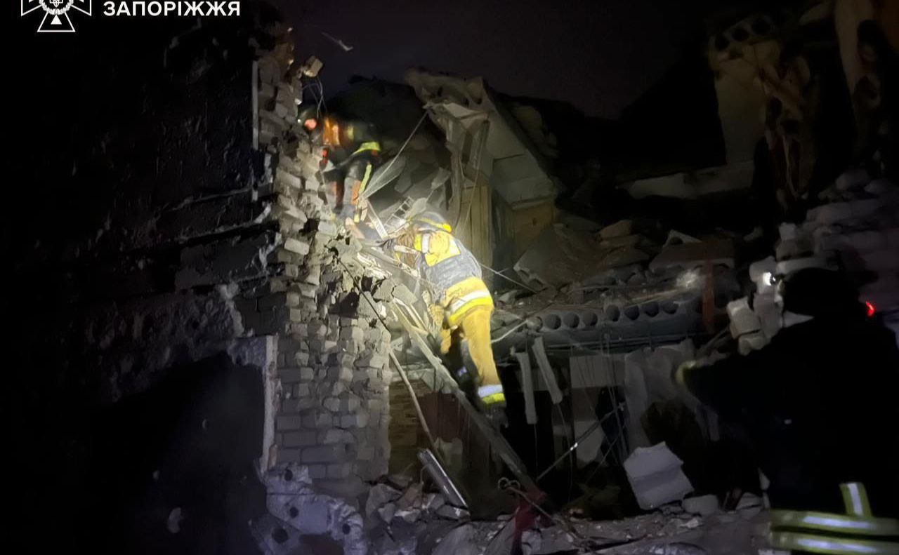 Запорізька область: внаслідок атаки ворога загинуло 4 людей. Фото: ДСНС України