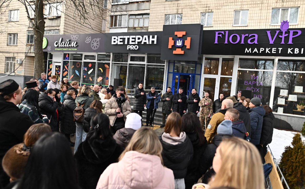 Під час відкриття броварського ветеранського простору. Фото: КОВА