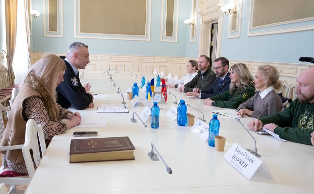 Зустріч пройшла у столичній мерії. Фото: тг-канал Віталій Кличка