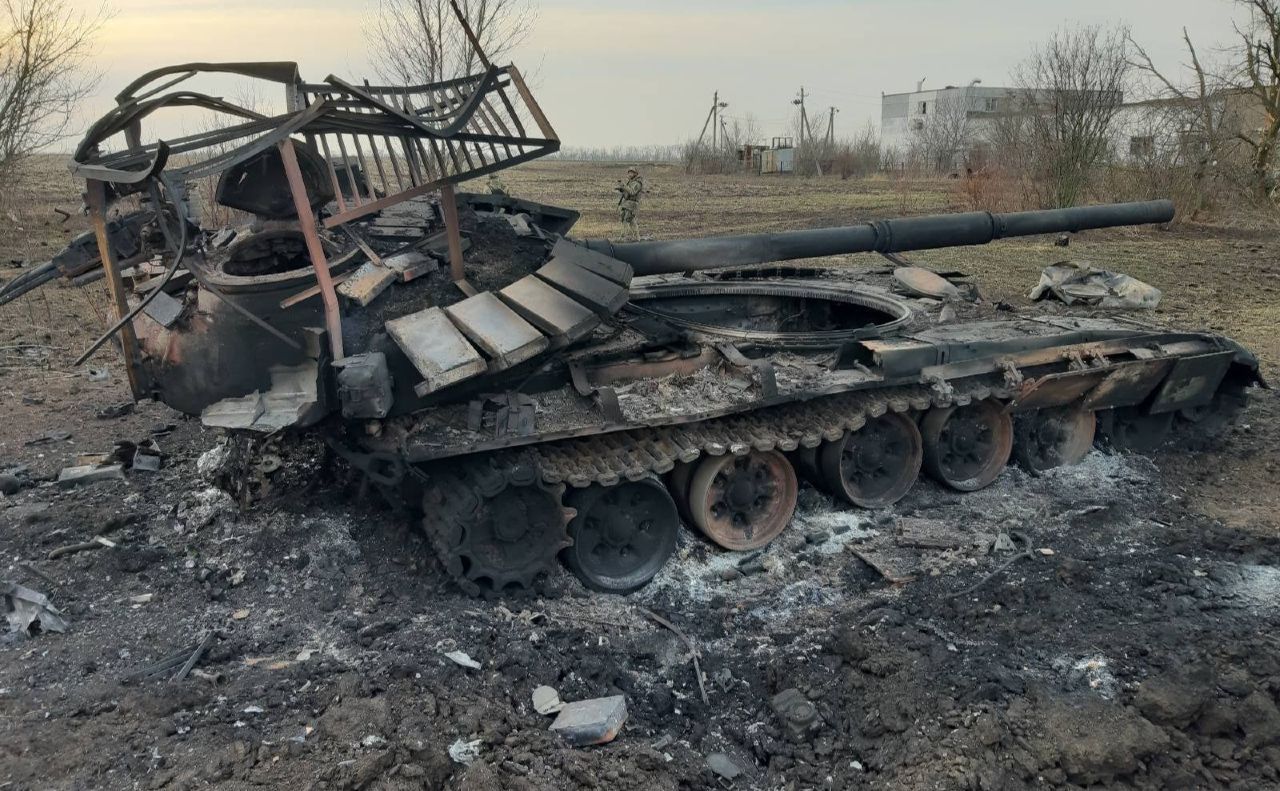 Ще на один танк в окупантів стало менше. Фото ілюстративне з відкритих джерел