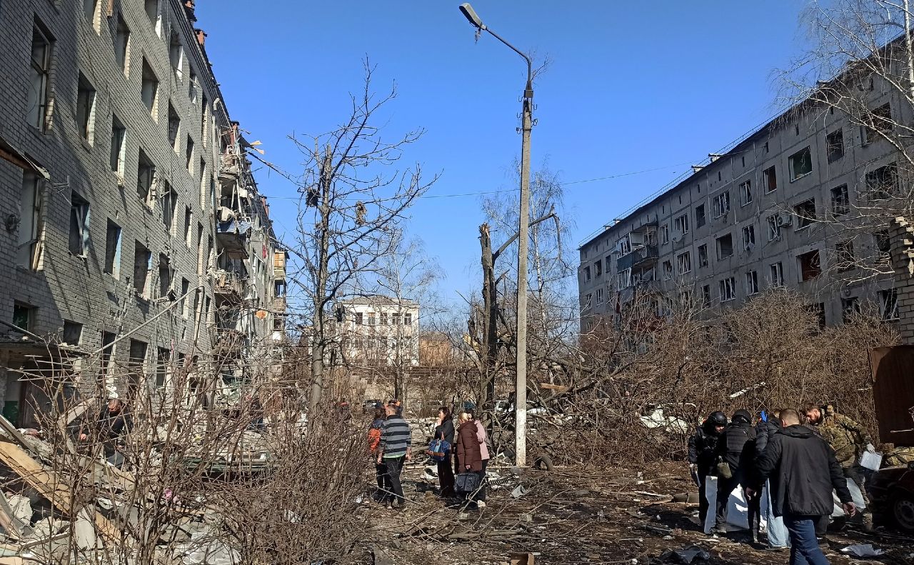 Після удару по Слов’янську 10 березня. Суспільне Донбас/Артем Степанов