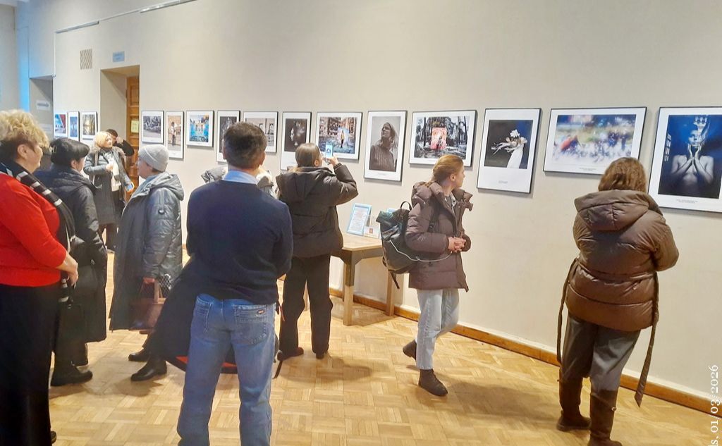 Виставка у Будинку архітектора. Фото: Київська організація НСФХУ