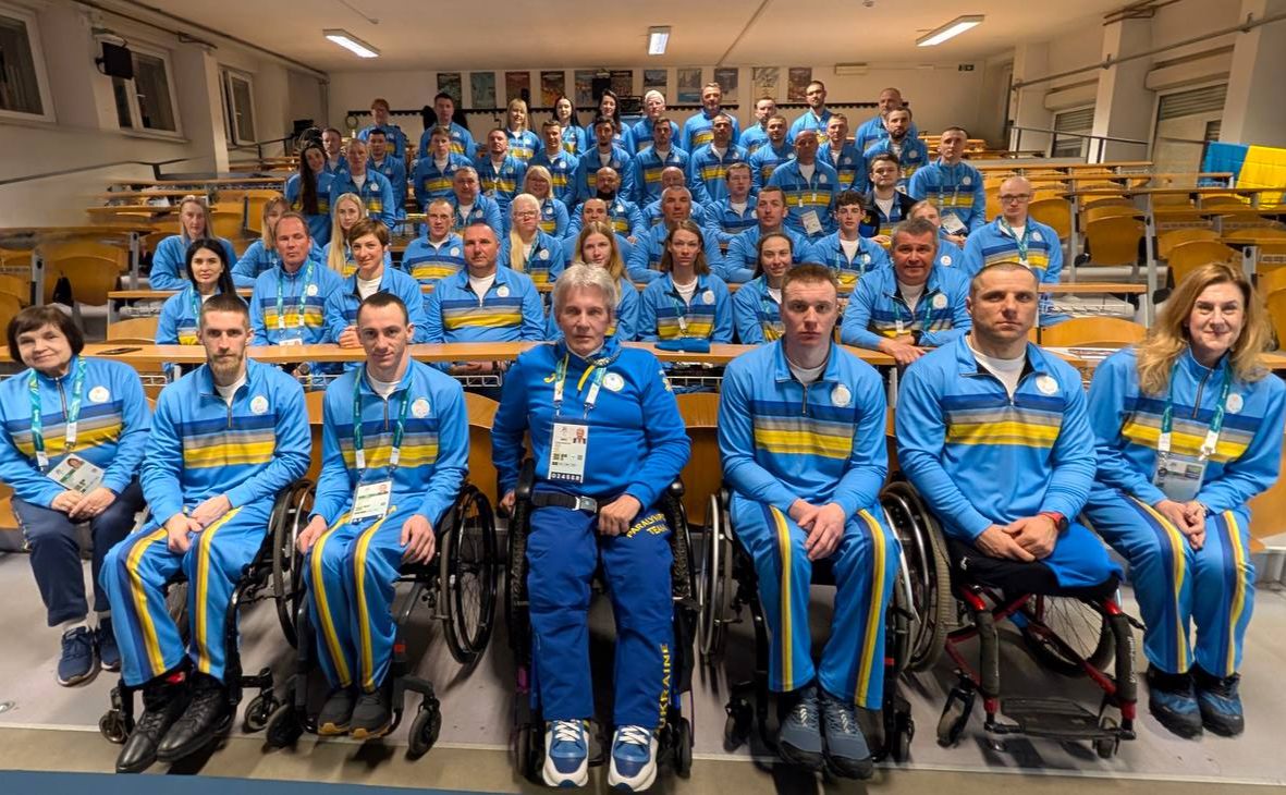Національна паралімпійська збірна України на Паралімпіаді-2026. Фото: National Sports Committee for the Disabled of Ukraine, Paralympic Committee