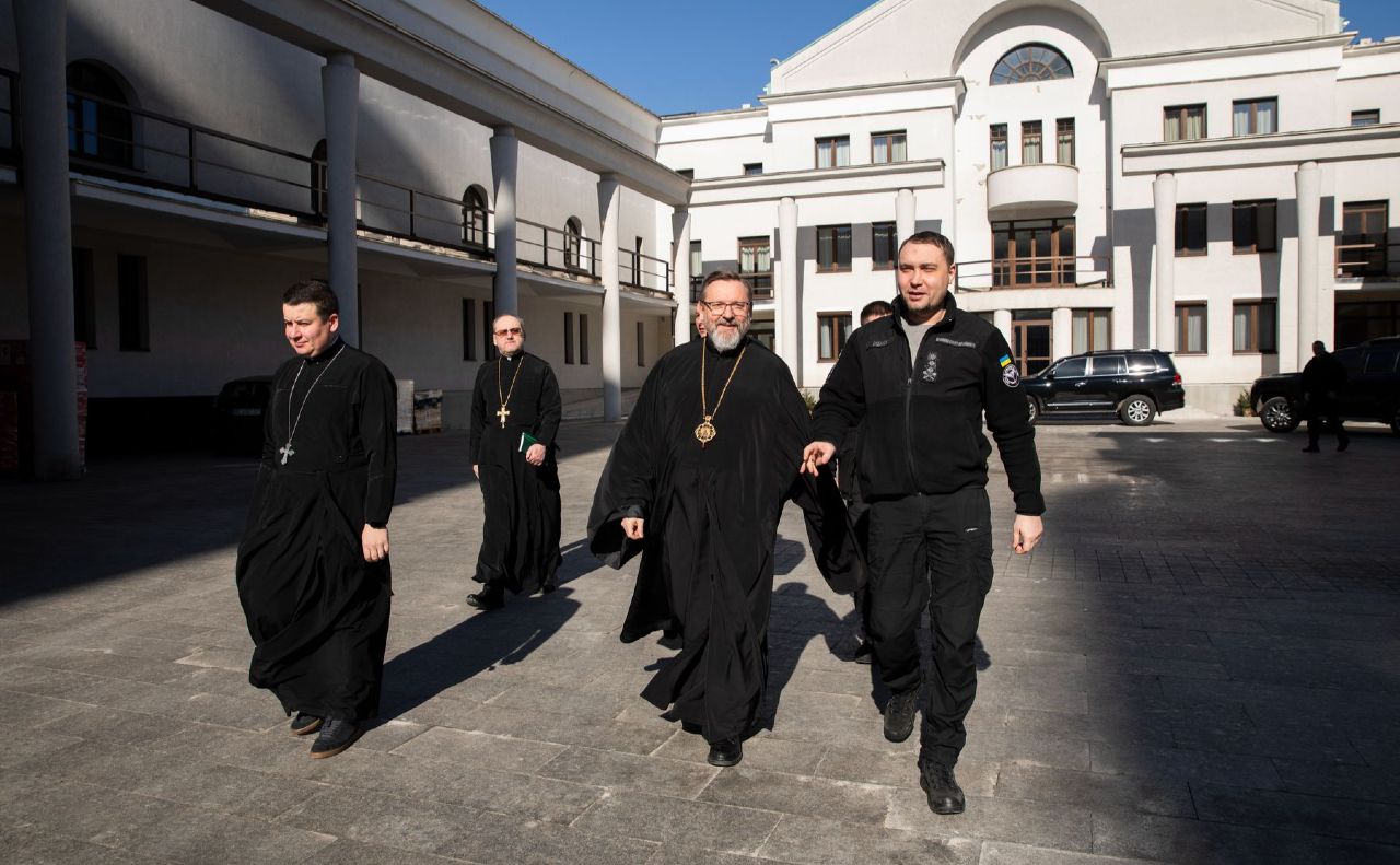 Глава УГКЦ поспілкувався з керівником ОП. Фото: УГКЦ, офіційний сайт