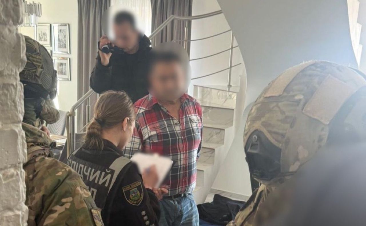Затримання фігуранта. Фото: поліція Київської області