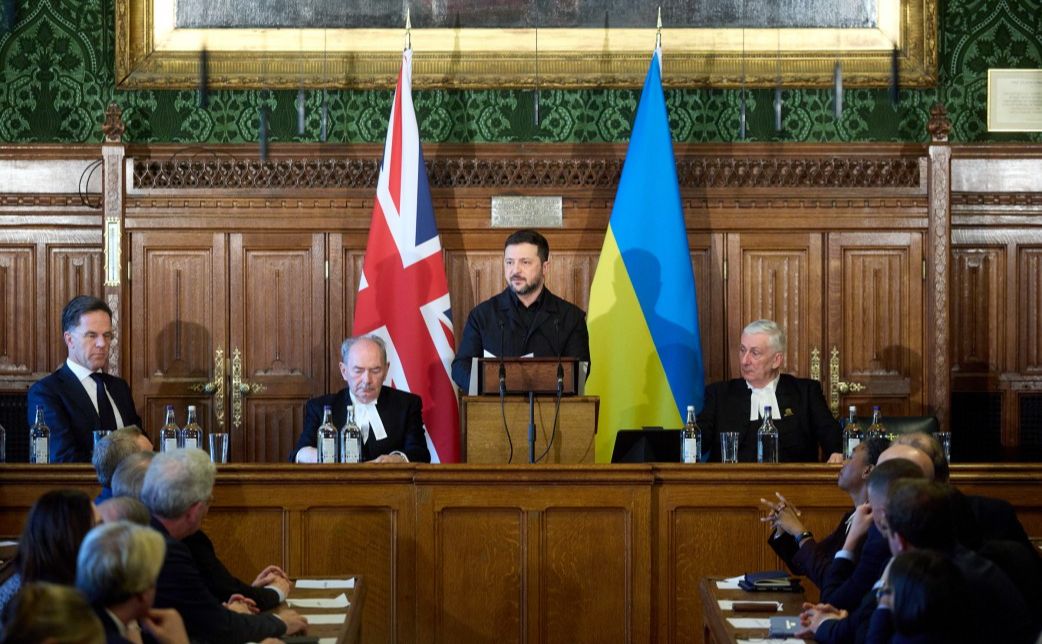 Зеленський звернувся до парламенту Великої Британії. Фото: Офіс Президента