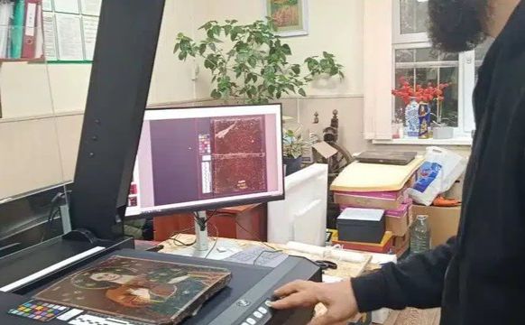 оцифрування вінчальних ікон у заповіднику «Переяслав». Фото: фейсбук