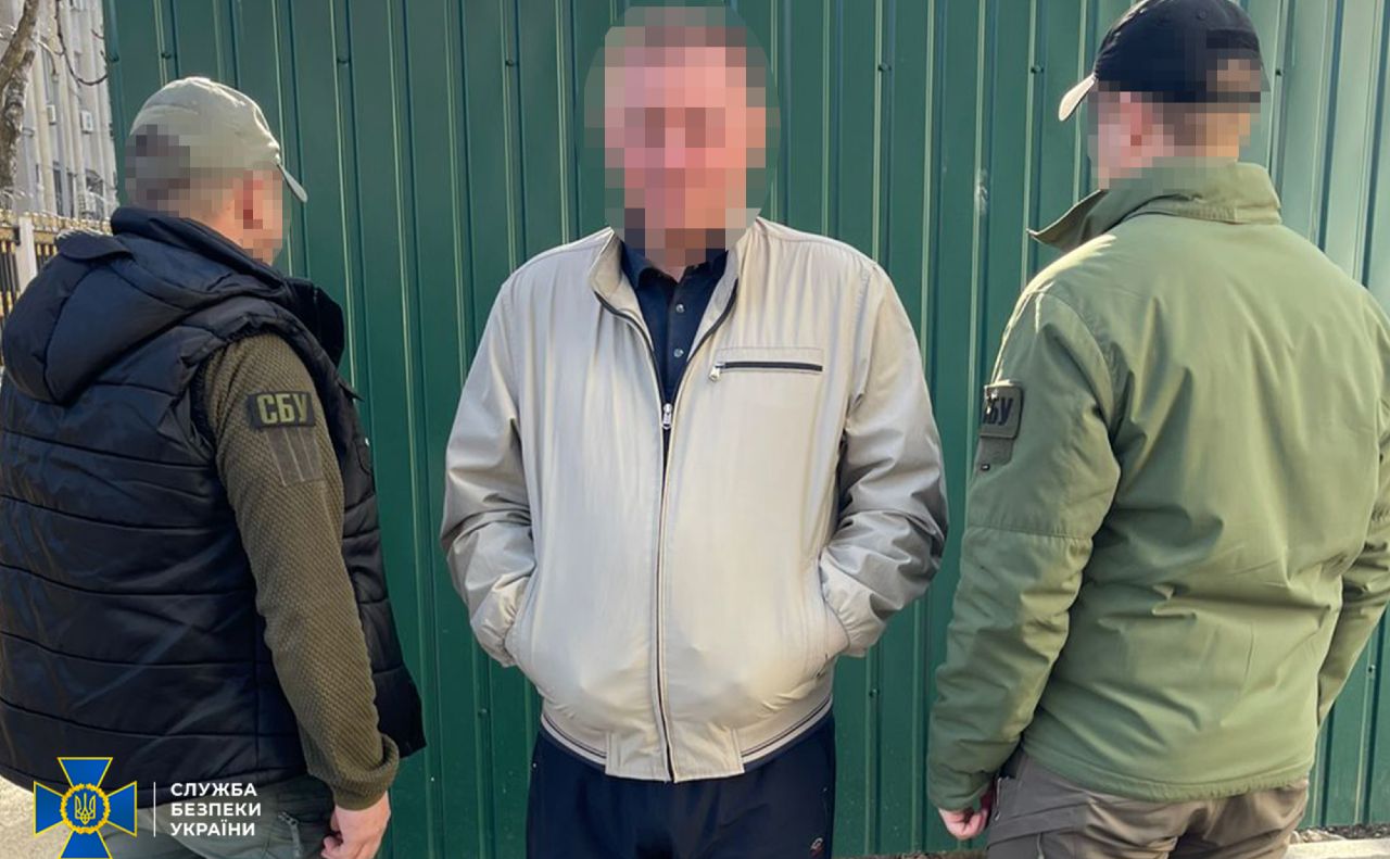 Під час затримання. Фото: Служба безпеки України