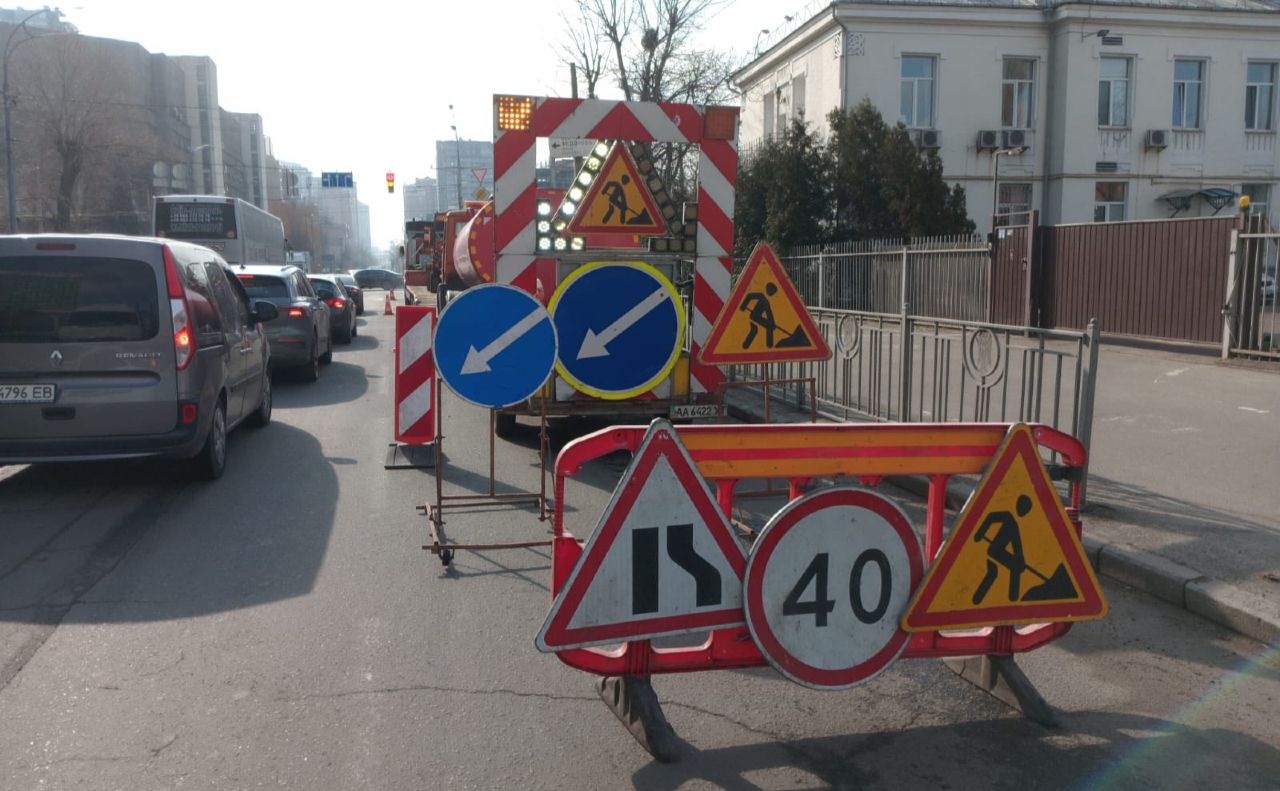 Ремонт дороги на вулиці Федорова. Фото: КП ШЕУ Голосіївського району