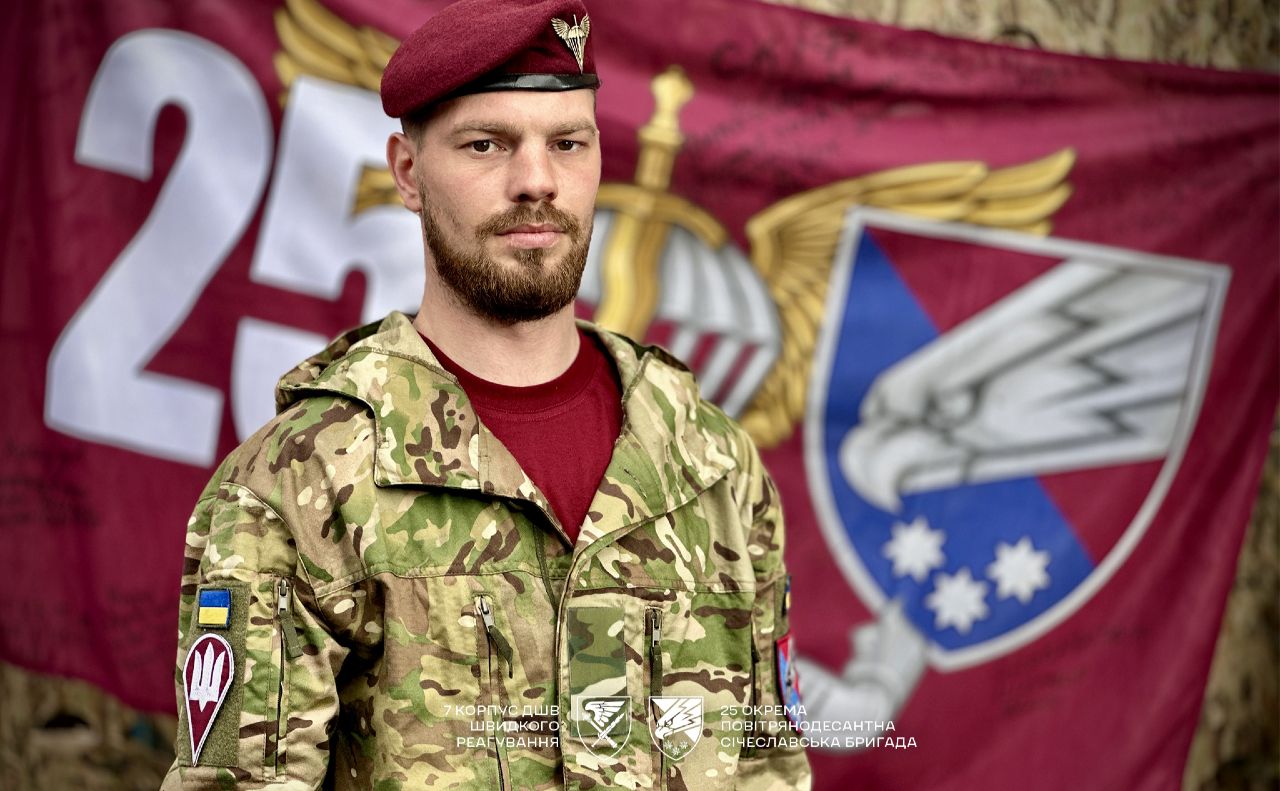 Дмитрій «Ірландець» Ященко. Фото: фейсбук 25 Січеславської бригади