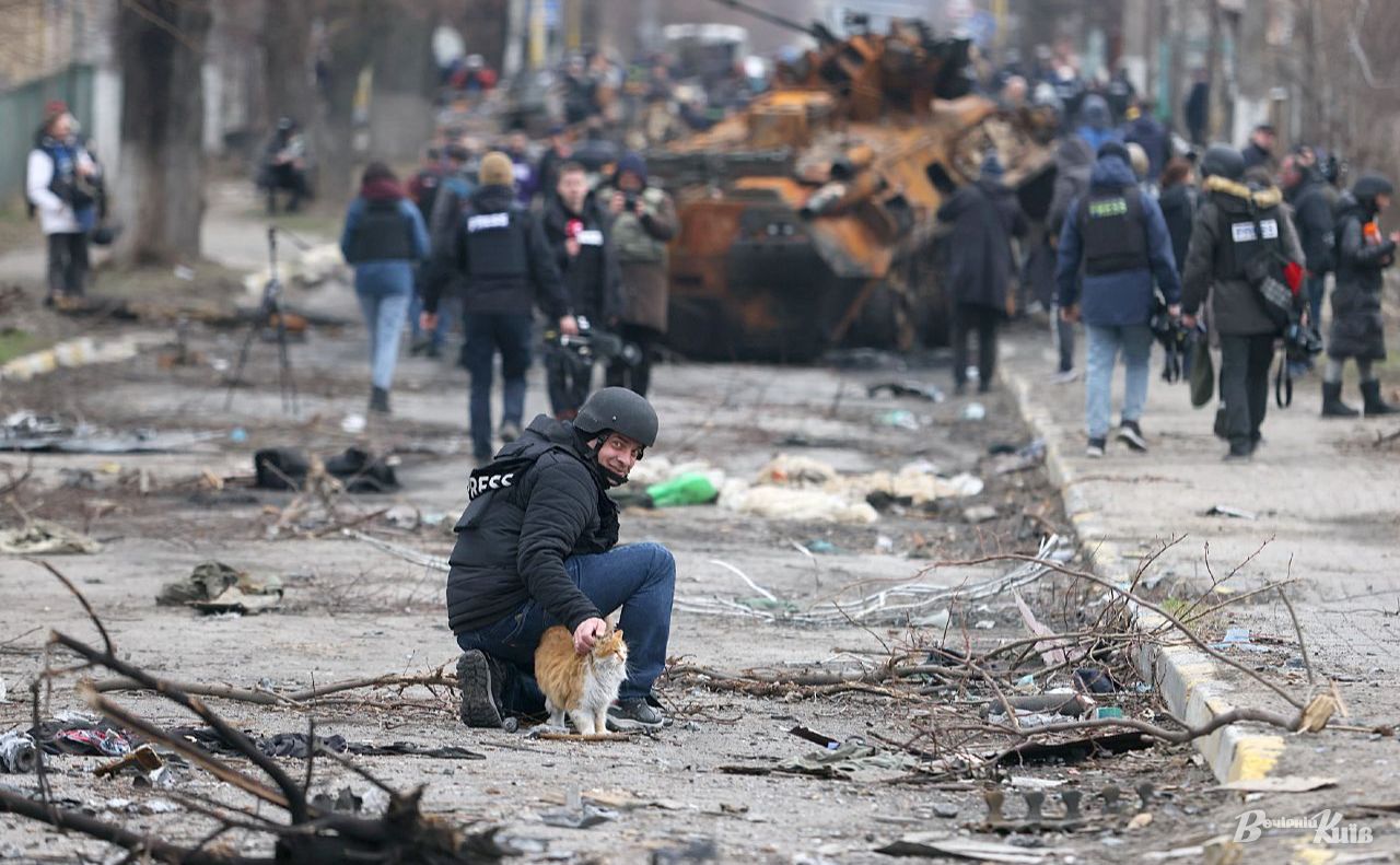 Місто Буча на Київщині, після звільнення від окупації. Фото: Борис Корпусенко