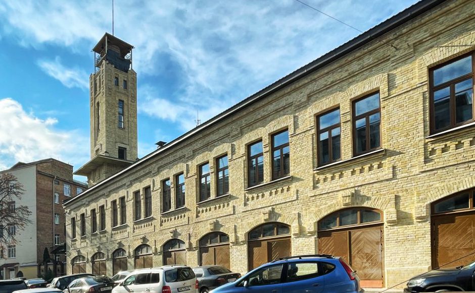 Пожежна каланча в провулку Хорива. Фото: ДІАЗ «Стародавній Київ»