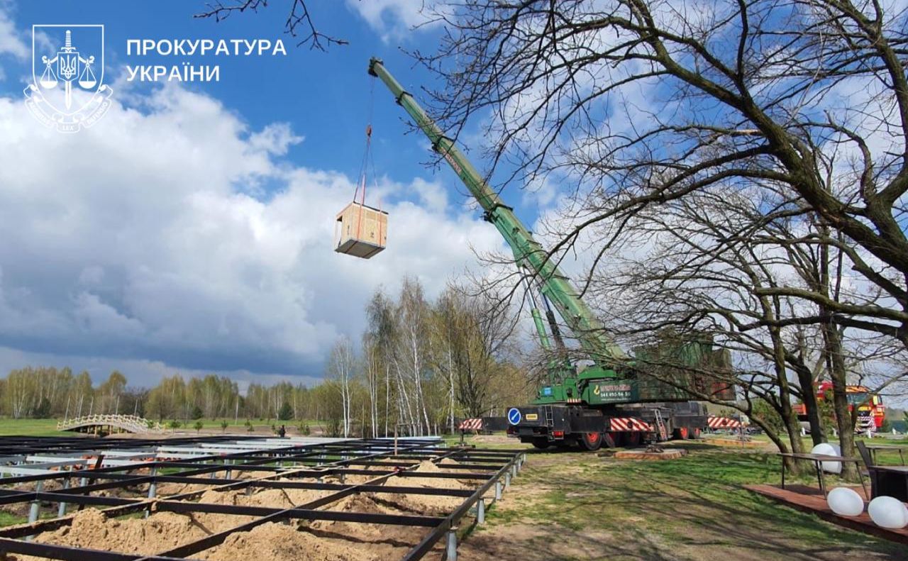 Село Мощун на Київщині, де планували встановити модульні будинки. Фото: Прокуратура України