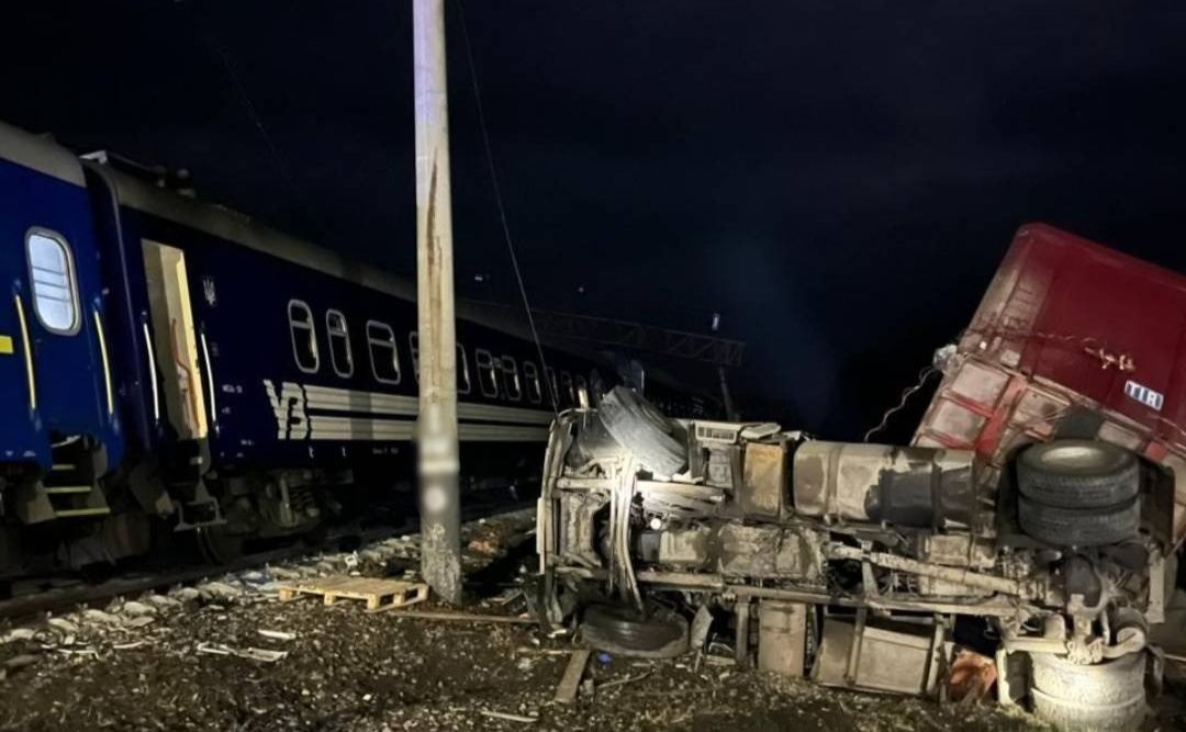 Місце аварії на залізниці. Фото: Нацполіція