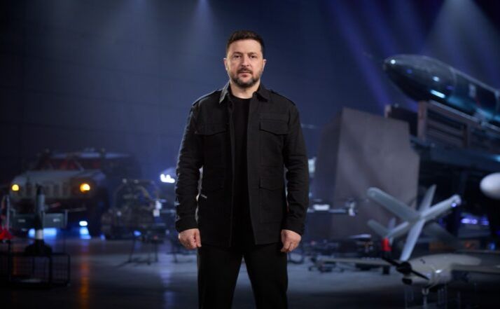 Володимир Зеленський розповів про ривок, який за 4 роки зробила оборонна промисловість України. Фото: ОП
