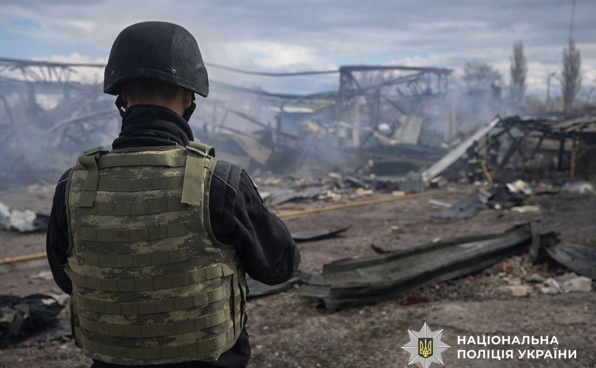 Поліція фіксіє руйнування завдані російською армією. Фото: Нацполіція