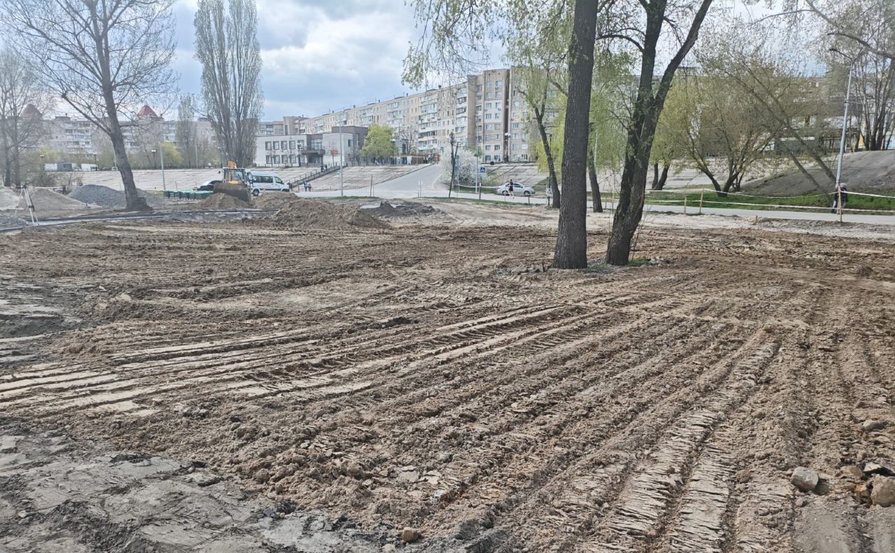 Підготовчі роботи у парку. Фото: КМДА