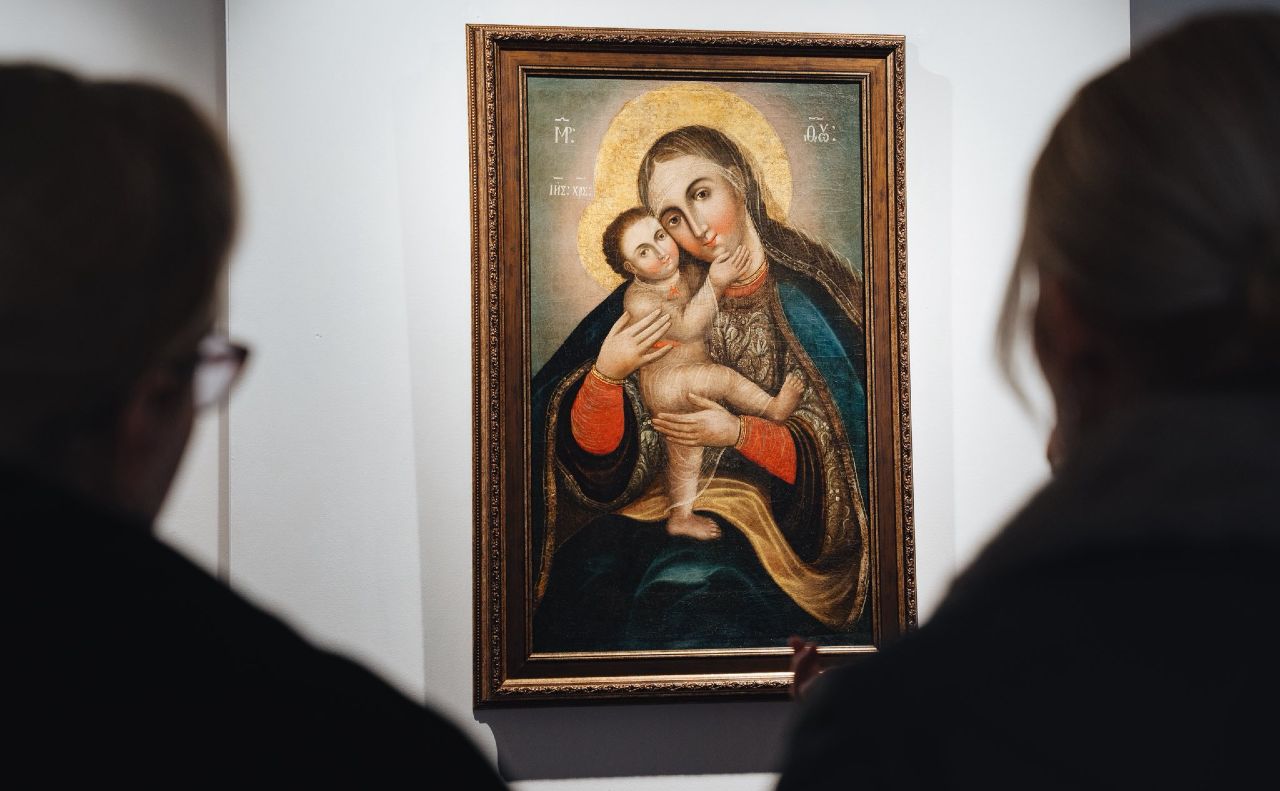 Ікона «Богоматір з Немовлям». Фото: НЗ «Києво-Печерська лавра»
