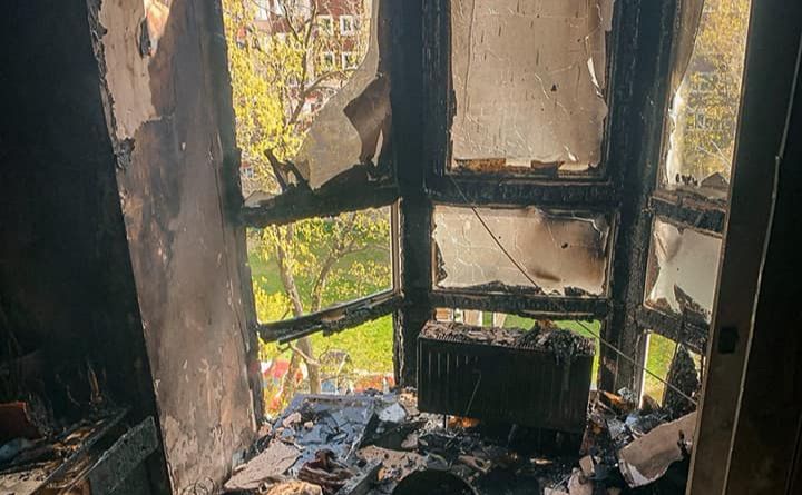 Фото з місця події: ДСНС Київщини