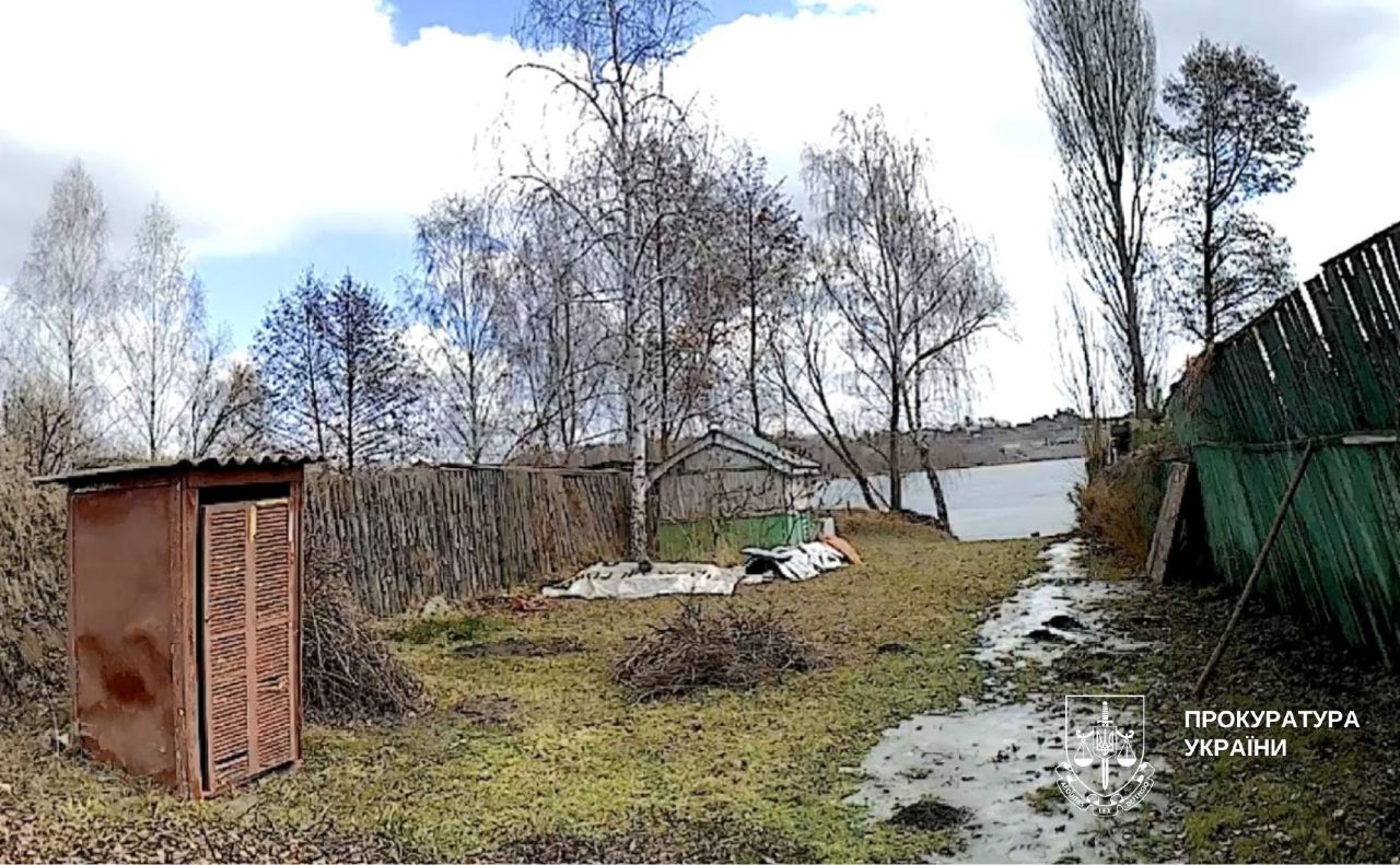 Земельна ділянка, на якій немає будинку. Фото: Київська міська прокуратура