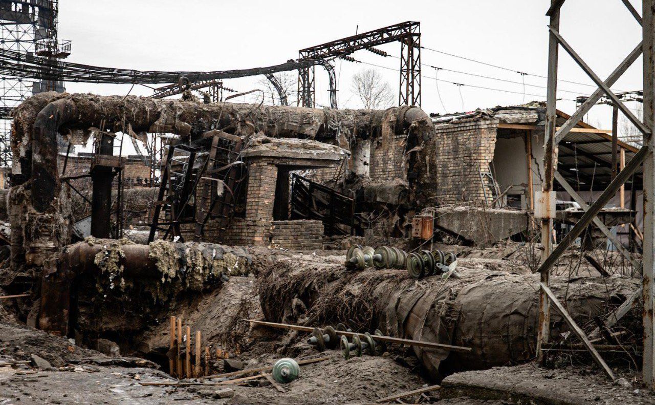 Наслідки ворожого обстрілу. Фото: ТОВ «Євро-Реконструкція»