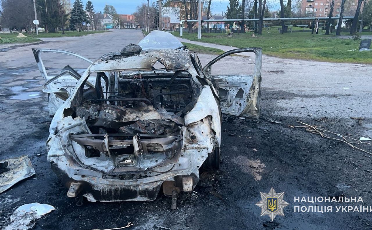 Службовий автомобіль вигорів ущент